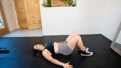 heel tap march exercise