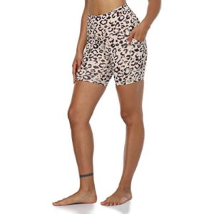 colorful koala high waisted biker shorts