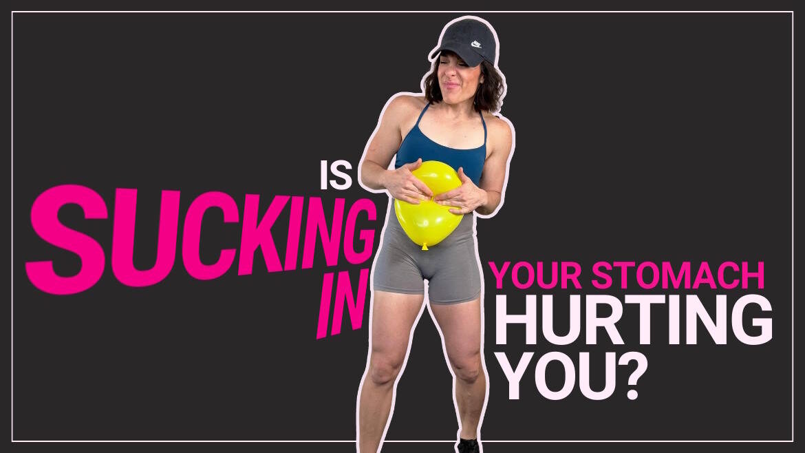 is sucking in your stomach hurting you?