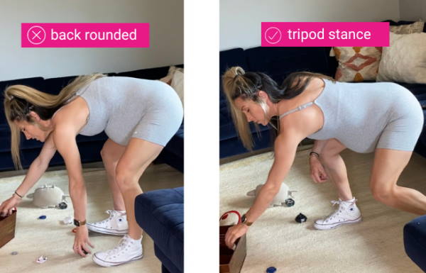tripod stance